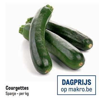 Promoties Courgettes - Huismerk - Makro - Geldig van 27/01/2021 tot 09/02/2021 bij Makro