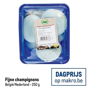 Promoties Fijne champignons - Huismerk - Makro - Geldig van 27/01/2021 tot 09/02/2021 bij Makro