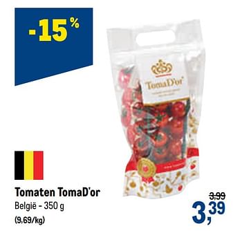 Promoties Tomaten tomad`or - TomaD'or  - Geldig van 27/01/2021 tot 09/02/2021 bij Makro