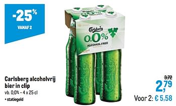 Promoties Carlsberg alcoholvrij bier in clip - Carlsberg Luxe - Geldig van 27/01/2021 tot 09/02/2021 bij Makro
