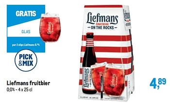 Promoties Liefmans fruitbier - Liefmans - Geldig van 27/01/2021 tot 09/02/2021 bij Makro
