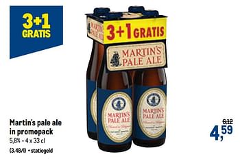 Promoties Martin`s pale ale in promopack - Martin's - Geldig van 27/01/2021 tot 09/02/2021 bij Makro