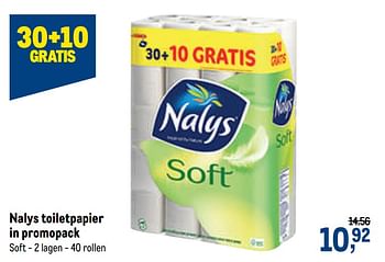 Promoties Nalys toiletpapier in promopack - Nalys - Geldig van 27/01/2021 tot 09/02/2021 bij Makro