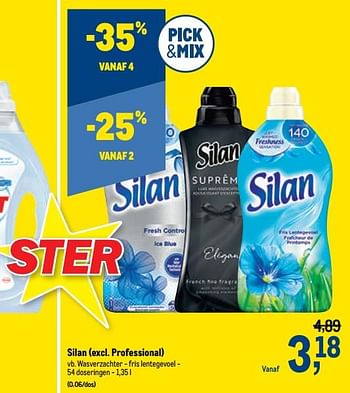 Promoties Wasverzachter - fris lentegevoel - Silan - Geldig van 27/01/2021 tot 09/02/2021 bij Makro