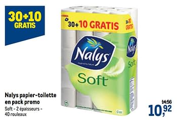 Promotions Nalys papier-toilette en pack promo - Nalys - Valide de 27/01/2021 à 09/02/2021 chez Makro