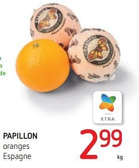 Promotions Papillon oranges espagne - Produit Maison - Spar Retail - Valide de 28/01/2021 à 10/02/2021 chez Spar (Colruytgroup)