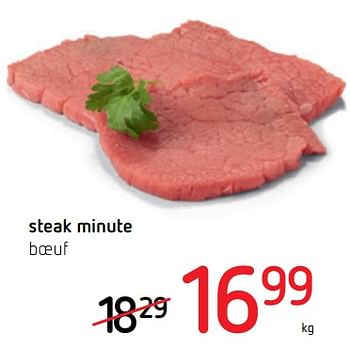 Promotions Steak minute boeuf - Produit Maison - Spar Retail - Valide de 28/01/2021 à 10/02/2021 chez Spar (Colruytgroup)