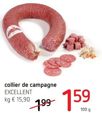 Promotions Collier de campagne excellent - Excellent - Valide de 28/01/2021 à 10/02/2021 chez Spar (Colruytgroup)
