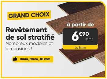 Promotions Revêtement de sol stratifié - Produit Maison - Sainthimat - Valide de 11/01/2021 à 30/01/2021 chez Sainthimat