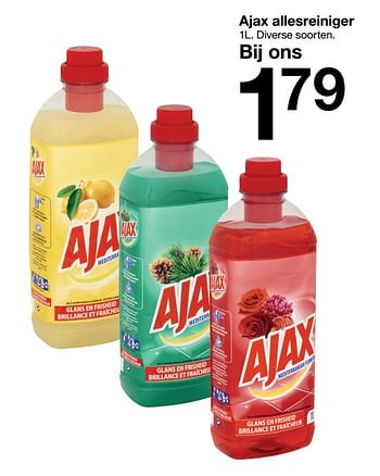 Promoties Ajax allesreiniger - Ajax - Geldig van 23/01/2021 tot 29/01/2021 bij Zeeman