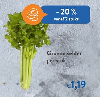 Promoties Groene selder - Huismerk - Okay  - Geldig van 27/01/2021 tot 09/02/2021 bij OKay
