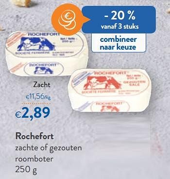 Promotions Rochefort zachte of gezouten roomboter - Rochefort - Valide de 27/01/2021 à 09/02/2021 chez OKay