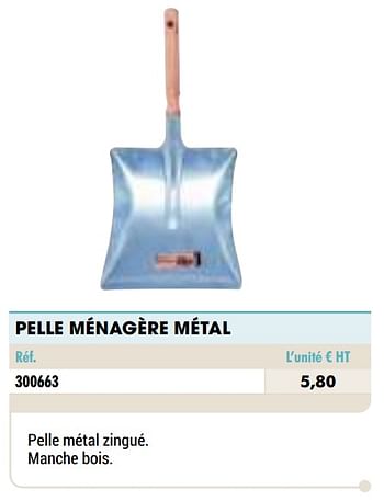 Promotions Pelle ménagère métal - Produit Maison - Master Pro - Valide de 01/01/2021 à 31/12/2021 chez Master Pro