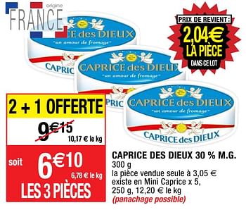 Promoties Caprice des dieux - Caprice des Dieux - Geldig van 19/01/2021 tot 31/01/2021 bij Migros