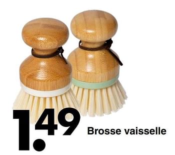 Promotions Brosse vaisselle - Produit maison - Wibra - Valide de 25/01/2021 à 06/02/2021 chez Wibra