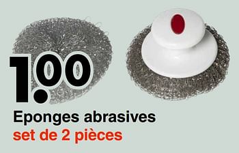 Promoties Eponges abrasives - Huismerk - Wibra - Geldig van 25/01/2021 tot 06/02/2021 bij Wibra