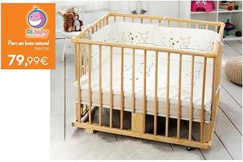 Di Baby Parc En Bois Naturel En Promotion Chez Cora