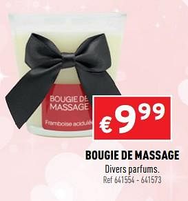 Promotions Bougie de massage - Produit maison - Trafic  - Valide de 27/01/2021 à 31/01/2021 chez Trafic