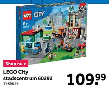 Promoties Lego city stadscentrum 60292 - Lego - Geldig van 25/01/2021 tot 28/02/2021 bij Intertoys