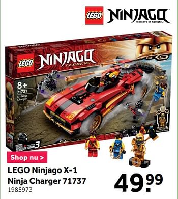 Promoties Lego ninjago x-1 ninja charger 71737 - Lego - Geldig van 25/01/2021 tot 28/02/2021 bij Intertoys