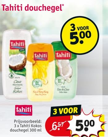 Promoties Tahiti kokos douchegel - Palmolive Tahiti - Geldig van 26/01/2021 tot 07/02/2021 bij Kruidvat