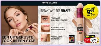Promotions Instant age eraser - Maybelline - Valide de 26/01/2021 à 07/02/2021 chez Kruidvat