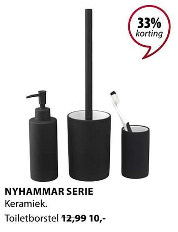 Promoties Nyhammar toiletborstel - Huismerk - Jysk - Geldig van 25/01/2021 tot 31/01/2021 bij Jysk
