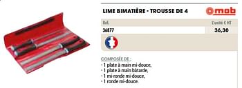 Promotions Lime bimatière - trousse de 4 - MOB - Valide de 01/01/2021 à 31/12/2021 chez Master Pro