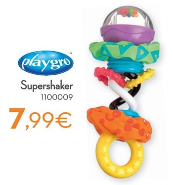 Promoties Supershaker - Playgro - Geldig van 01/01/2021 tot 31/12/2021 bij Cora