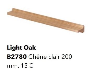 Promotions Light oak b2780 - Huismerk - Kvik - Valide de 01/01/2021 à 31/12/2021 chez Kvik Keukens