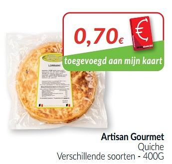 Promoties Artisan gourmet quiche - L`Artisan Gourmet - Geldig van 01/02/2021 tot 28/02/2021 bij Intermarche