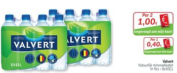 Promoties Valvert natuurlijk mineraalwater - Valvert - Geldig van 01/02/2021 tot 28/02/2021 bij Intermarche