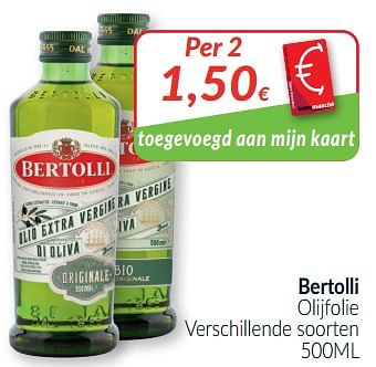 Promoties Bertolli olijfolie - Bertolli - Geldig van 01/02/2021 tot 28/02/2021 bij Intermarche