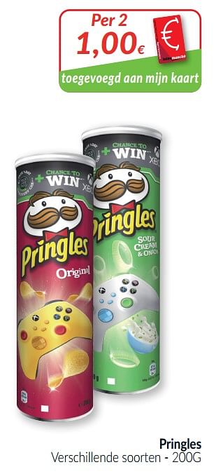 Promoties Pringles verschillende soorten - - Pringles - Geldig van 01/02/2021 tot 28/02/2021 bij Intermarche