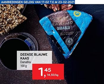 Promoties Deense blauwe kaas danablu - Danablue - Geldig van 17/02/2021 tot 23/02/2021 bij Alvo