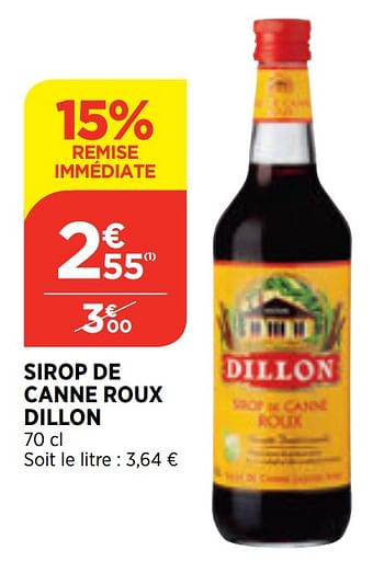 SIROP DE CANNE ROUX DILLON