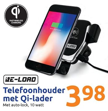 Telefoonhouder qi-lader - Promotie Action