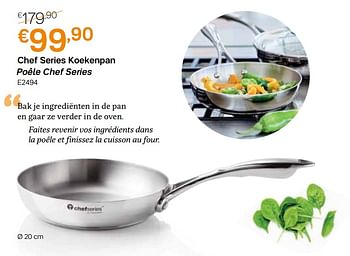 Promoties Chef series koekenpan poêle chef series - Huismerk - Tupperware - Geldig van 01/02/2021 tot 28/02/2021 bij Tupperware