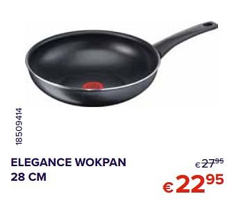 Promotions Elegance wokpan - Tefal - Valide de 01/02/2021 à 28/02/2021 chez Euro Shop