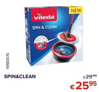 Promotions Spin+clean - Vileda - Valide de 01/02/2021 à 28/02/2021 chez Euro Shop