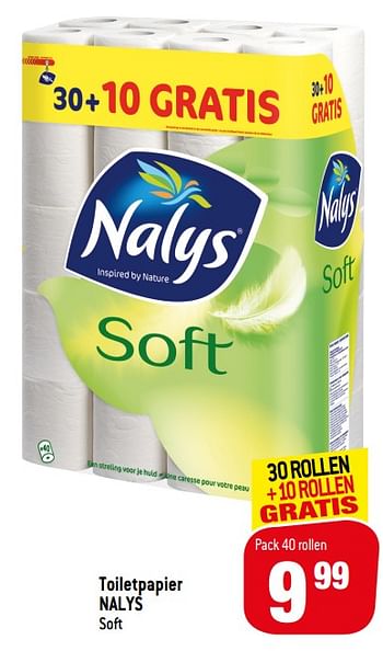 Promotions Toiletpapier nalys - Nalys - Valide de 03/02/2021 à 09/03/2021 chez Match