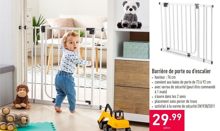 Barriere de securite aldi new arrivals