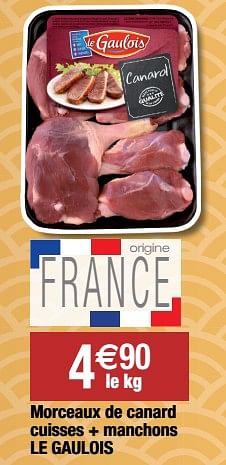 Promotions Morceaux de canard cuisses + manchons le gaulois - Le Gaulois - Valide de 02/02/2021 à 14/02/2021 chez Migros