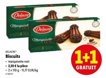 Promo Delacre biscuits chez Lidl