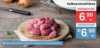 Promotions Kalkoenstoofvlees - Huismerk - Buurtslagers - Valide de 03/02/2021 à 09/02/2021 chez Buurtslagers