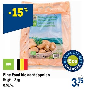 Promoties Fine food bio aardappelen - Fine Food - Geldig van 10/02/2021 tot 23/02/2021 bij Makro