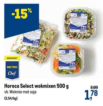 Promoties Horeca select wokmixen wokmix met soja - Huismerk - Makro - Geldig van 10/02/2021 tot 23/02/2021 bij Makro