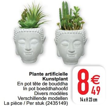 Promotions Plante artificielle kunstplant - Produit maison - Cora - Valide de 09/02/2021 à 15/09/2021 chez Cora