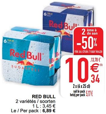 Promotions Red bull - Red Bull - Valide de 09/02/2021 à 15/09/2021 chez Cora