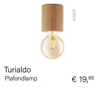 Promoties Turialdo plafondlamp - Eglo - Geldig van 15/02/2021 tot 31/03/2021 bij Multi Bazar